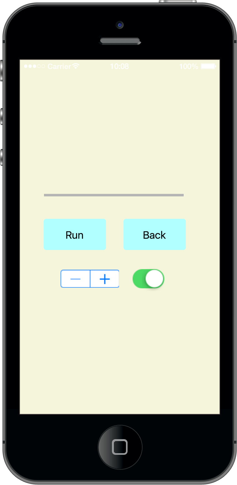 在 Solar2D 程式中，藉由按鈕觸發事件